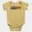 Cornpuff Short Sleeve Baby Onesie in Butter Color